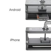 Pince universelle TBK-201A moule de maintien de pression de Rotation d'affichage numérique pour écran de téléphone/fixation de réparation de verre de couverture arrière