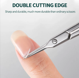 ชุดกรรไกรตัดเล็บเล็บเท้าสแตนเลสพร้อมกรรไกรตัดเล็บแบบพัดเล็บคมสำหรับทำเล็บ - Product Image 6