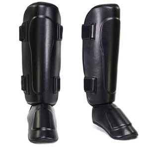 Protège-tibias en cuir professionnel pour le football, légers, équipement sportif athlétique, design personnalisé, protection, équipement d'entraînement - Product Image 1