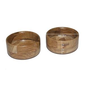 Service de table en bois de conception moderne fabriqué en Inde, vaisselle en bois durable pour les repas en famille, disponible en grande quantité - Product Image 3