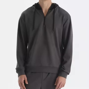 Sudadera Deportiva de Manga Larga con Cierre de Cremallera de Alta Calidad para Hombre, Logotipo Personalizado, Forro Polar de Poliéster/Algodón, Secado Rápido, Ecológica - Product Image 1