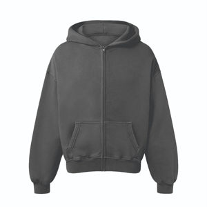 Vente en gros de sweat à capuche pour hommes poids lourd de qualité supérieure logo personnalisé brodé fermeture éclair impression bouffante anti-rétrécissement bas prix - Product Image 1