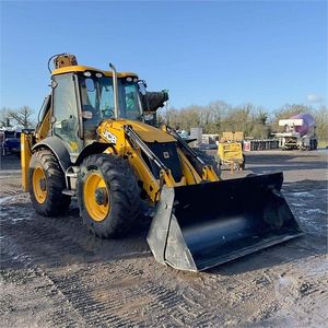 Tractor de retroexcavadora usada barata JCB con retroexcavadora y retroexcavadora de gato de carga frontal - Product Image 3