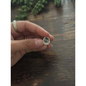 Navajo Pink Mohave Turquoise & Sterling <b>Silver</b> <b>Stud</b> Earrings Bezel Setting for Gift - Product Image 5