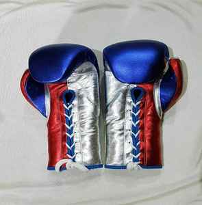 Guantes de Boxeo de Cuero con Logotipo Personalizado Profesional al por Mayor 2026 para Hombre, Alta Calidad, Protección UV, Antideslizantes, OEM Pakistán - Product Image 4