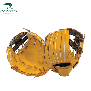 2025 Nuevo diseño Guante de béisbol de cuero genuino Fielding para Catcher Position Ball Guantes deportivos - Product Image 4
