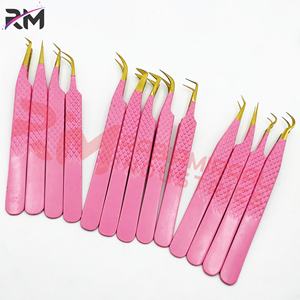 Pinces à cils en acier inoxydable de haute qualité RMI Wholesale, spécifications, style, pinces à extensions de cils artificiels, pointe pointue - Product Image 3