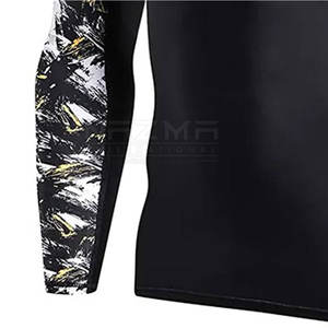 Vente en gros Prix Grappling Rash Guard à manches longues MMA Rush Guard MMA Rush Guard En stock - Product Image 4
