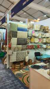 Tapis de porte en coton fait main pour décoration intérieure Tapis d'entrée relaxant - Product Image 5