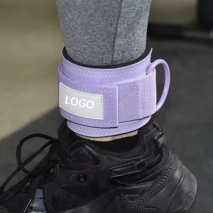 ห่วงรูปตัว D สายรัดข้อเท้าปรับได้สำหรับเล่นกีฬาออกกำลังกายในยิมที่กำหนดเองพร้อม2025หัวเข็มขัด - Product Image 4