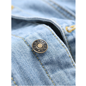 Hommes 2023 Printemps Nouveau Style Mode Hommes Veste en jean décontractée Meilleure vente Hommes Veste en jean décontractée en coton - Product Image 3