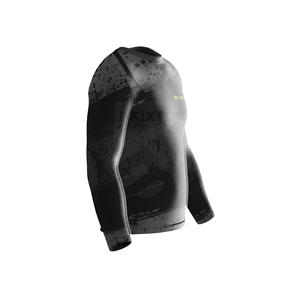 Camisetas de compresión sólidas e informales para hombre, ropa deportiva de manga corta elástica de secado rápido, ropa deportiva para gimnasio, poliéster Spandex - Product Image 4