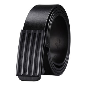 Cinturón de Golf de Cuero con Hebilla de Acero y Logotipo Personalizado, Transpirable, Impermeable, Estilo Vintage, Casual de Negocios para Hombre - Product Image 3