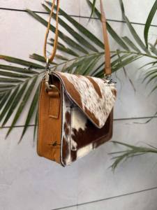 กระเป๋าหนังขนวัวแท้มีสไตล์, สินค้ามาใหม่กระเป๋าถือกระเป๋าถือกระเป๋าใส่ผมแบบซ่อนกระเป๋าอเนกประสงค์สำหรับผู้หญิงสไตล์โบฮีเมียน - Product Image 2