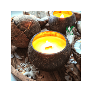 Velas de cáscara de coco sostenibles: el regalo perfecto para la máxima relajación - Product Image 5
