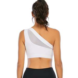 Gym Activewear Fitness soutien-gorge de fitness à séchage rapide soutien-gorge de sport pour femmes soutien-gorge de sport sexy à une épaule - Product Image 5