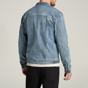 <b>Men</b> <b>Denim</b> <b>Jacket</b> Premium Brand Export Quality Street Style Plain Blue <b>Denim</b> <b>Jacket</b> <b>Men</b> Full Sleeve - Product Image 2