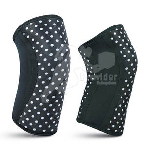 Manga de rodilla de compresión de neopreno para levantamiento de pesas deportivo personalizado de 5mm y 7mm para adultos - Product Image 1