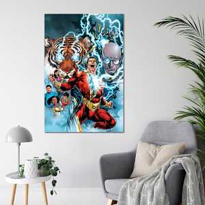 Póster moderno de Shazam, arte de pared en lienzo de The Power of Shazam - Product Image 2
