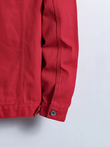 Veste en jean personnalisable pour hommes avec col montant Veste en jean à usage d'extérieur de style sport - Product Image 1