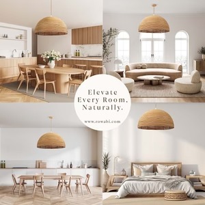 Lámpara colgante sofisticada Highland Heaven, encanto rústico y elegancia moderna para el hogar o la oficina, Base de bombilla E26, tamaños pequeños - Product Image 2