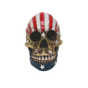 Fabbrica all'ingrosso su misura <span class=keywords><strong>pirati</strong></span> del souvenir caraibico ircoloratissimo scheletro in resina teschio-testa statua in resina teschio-testa statua - Product Image 5