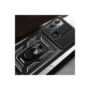 Funda Magnética para Cámara Infinix Hot 12i - Carcasa Deslizante Netzy con Diseño Antihuellas y Silicona Suave Negra - Product Image 5