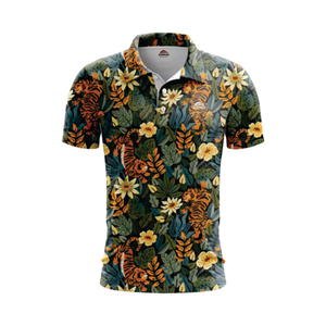 Camiseta de Manga Corta Unisex de Alta Calidad, 220 Gramos, 100% Algodón, con Botones, para Sublimación, Logotipo Personalizado Bordado, Sólida, Transpirable - Product Image 1