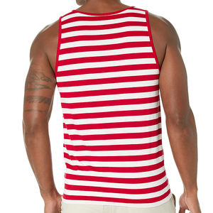 Camiseta sin mangas de algodón 100% Premium de alta calidad, camisetas sin mangas promocionales de gran tamaño teñidas lisas para hombres - Product Image 4