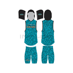 ชุดฟุตบอล OEM แบบกำหนดเอง 7v7 ผ้าโพลีเอสเตอร์ 100% แขนกุด คอวี พิมพ์ลายแบบ Sublimation เต็มตัว พร้อมพิมพ์ชื่อ/หมายเลขทีมได้ - Product Image 4