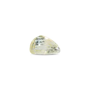 Saphir Jaune Naturel de 3,69 Carats (Pukhraj) - Pierre Précieuse Facettée Taille Émeraude - Product Image 2