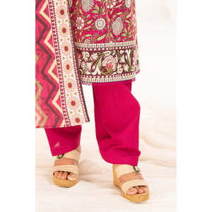 Conjuntos Modestos Khaddar K-52109, Traje Estampado de 3 Piezas con Dupatta, Incluye Top, Pantalón y Tela de Cobertura - Product Image 2