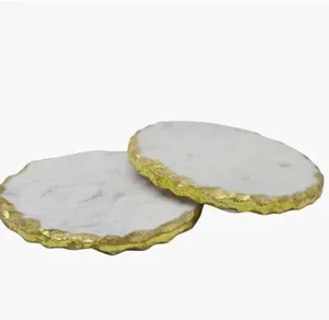 Offre Spéciale Sous-verres en marbre de luxe de haute qualité Tapis/tampons en ardoise conçus sur mesure pour les boissons à bas prix - Product Image 2