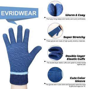 Guantes térmicos de invierno para niños Guantes a prueba de nieve al aire libre al por mayor - Product Image 3