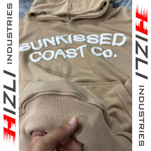 Sweat à capuche unisexe surdimensionné personnalisé, 100% coton molletonné, poids lourd 450 g/m², ample, épaules tombantes, impression en relief, grande taille, hiver - Product Image 2