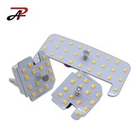 Kit d'éclairage de dôme LED HYUGA 12V 1W pour l'intérieur - 15 niveaux de luminosité réglables par touche 6000K Plug & Play |   Exportation JDM