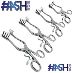 Retractor Manual de Alta Calidad Weitlaner, Autoretráctil, de Acero Inoxidable, Juego de Instrumentos Quirúrgicos Veterinarios para Cirugía Ortopédica - Product Image 6