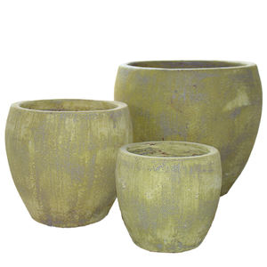 Direct From Factory Handicraft Glazed <b>Ceramic</b> Planter <b>Pots</b> From Vietnam Customizable Logo Flower <b>Pots</b> & Planters - Product Image 1