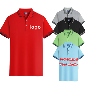 2025 nueva llegada al por mayor personalizada para Polos 100% algodón Camiseta de punto logotipo impreso bordado personalizado para unisex - Product Image 1