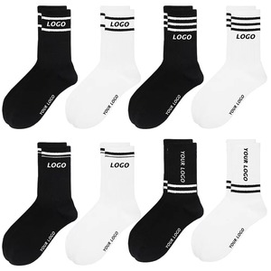 Pakistan Manufacturer Wholesale Jacquard Letter Adults <b>Men's</b> <b>Ribbed</b> Mid-tube Sports Athletic Custom <b>Socks</b> Unisex Athletic <b>Socks</b> - Product Image 5