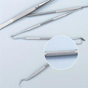 ชุดทำความสะอาดฟันสัตว์เลี้ยงสำหรับผู้ใหญ่ 5 ชิ้น คุณภาพสูง ผลิตจากสแตนเลส พกพาสะดวก ได้รับการรับรองมาตรฐาน CE ด้ามจับออกแบบตามหลักสรีรศาสตร์ ปรับได้ 3 ระดับ กันน้ำ - Product Image 4