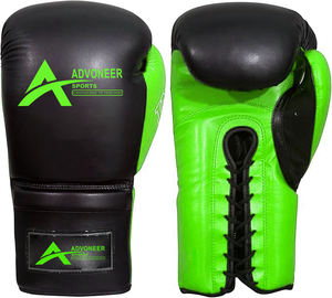 Guantes de Boxeo Advoneer Sports de 16oz con Cordones, Ligeros, Transpirables, que Absorben la Humedad, con Logotipo Personalizado, de Cuero Genuino, para Artes Marciales - Product Image 4