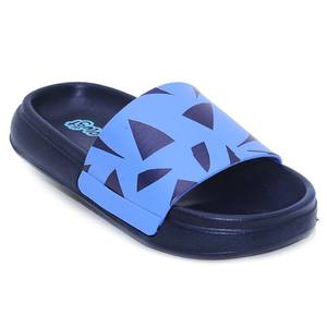 Pantoufles bleues pour enfants de haute qualité, confortables, design à la mode et pantoufles ludiques amusantes pour les enfants - Product Image 1