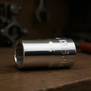 Chiavi a bussola poligonali cromate con attacco quadrato femmina da 1/2 pollice - Product Image 3