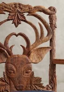 Elegant Luxury Modern Deer Design <b>Wooden</b> Dining Wedding <b>Chairs</b> Living Room Apartment Villa Outdoor Hotel Furniture for Events - Product Image 2