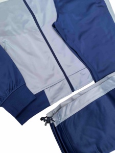 Chándales de colores mezcla de algodón y poliéster conjuntos de chándales de fútbol cortar y coser chándales deportivos con logotipo personalizado - Product Image 5
