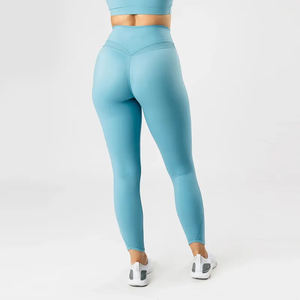 Mallas de Yoga transpirables para gimnasio y trotar para mujer, mallas transpirables para levantamiento de glúteos, Control de barriga, entrenamiento elástico, Yoga - Product Image 5