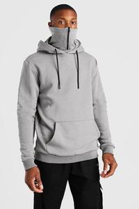 Wholesale Quality Black Eco-Friendly Reversible Heavyweight Customized Design Your Own Pullover Tracksuit <b>Jogger</b> Mens Sweatsuit - Product Image 4