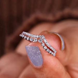 Anillo de aniversario de boda de diamante cultivado en laboratorio redondo de marquesa elegante, regalo de cumpleaños perfecto personalizable para mujer - Product Image 3