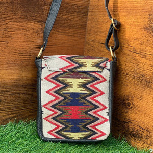 Nuevo bolso bandolera de cuero genuino hecho a mano Jacquard de gran venta, multiuso, nuevo diseño Vintage, bolso cruzado, productos a granel de tarifa barata - Product Image 4